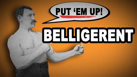 belligerent synonyms, belligerent pronunciation, belligerent translation, English dictionary definition of belligerent. . Belligerent customer meaning
